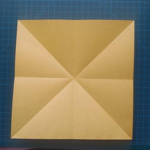 手工折纸教程：用20厘米彩纸折出π符号硬币折纸-第7张图片-趣作屋