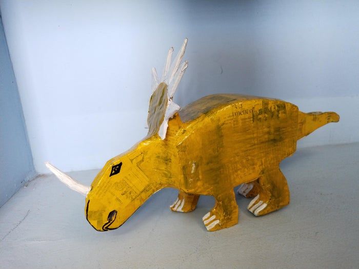 亲子手工DIY：低成本制作三角龙玩具全教程-第64张图片-趣作屋