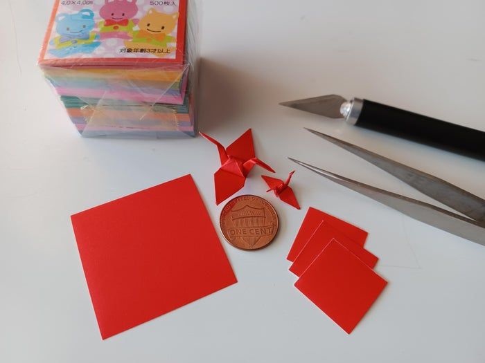 挑战手工极限:用4x4厘米纸折迷你千纸鹤教程-第10张图片-趣作屋 挑战手工极限:用4x4厘米纸折迷你千纸鹤教程-第10张图片-趣作屋