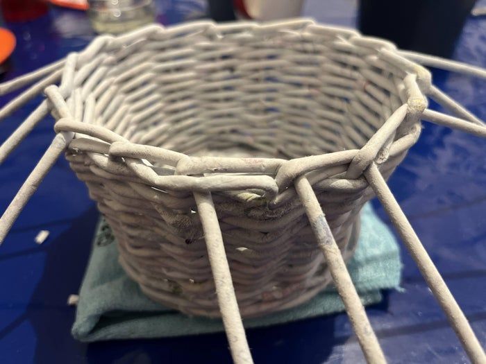 用旧报纸做手工编织篮子教程，简单易学环保又实用-第48张图片-趣作屋