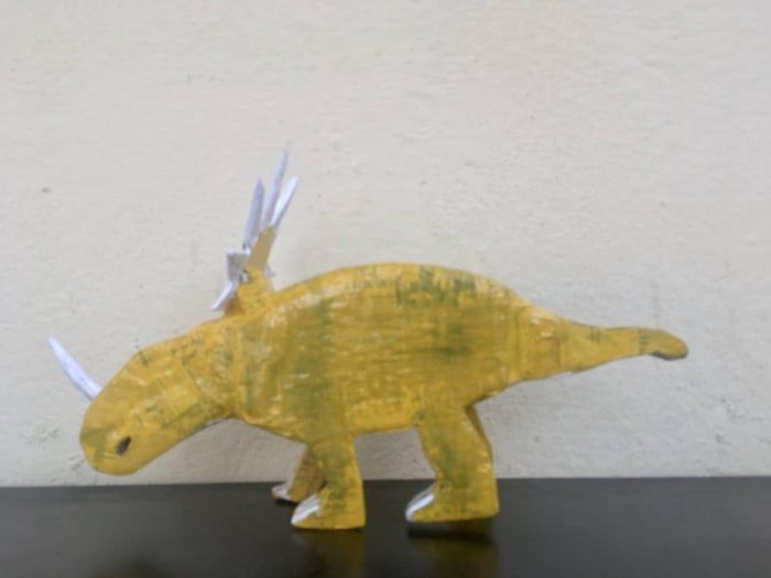 亲子手工DIY：低成本制作三角龙玩具全教程-第59张图片-趣作屋