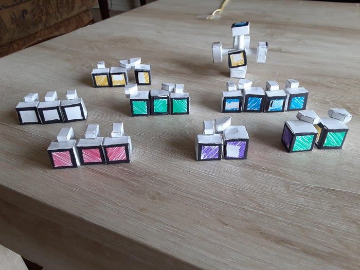 超简单!用纸手工制作能转动的魔方教程-第1张图片-趣作屋 超简单!用纸手工制作能转动的魔方教程-第1张图片-趣作屋