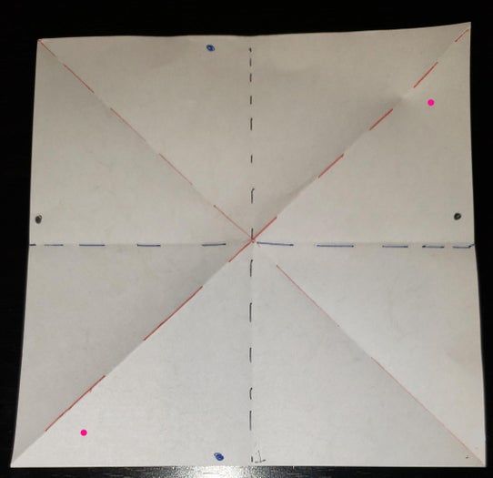 超简单千纸鹤折法教程,一学就会的手工折纸指南-第5张图片-趣作屋