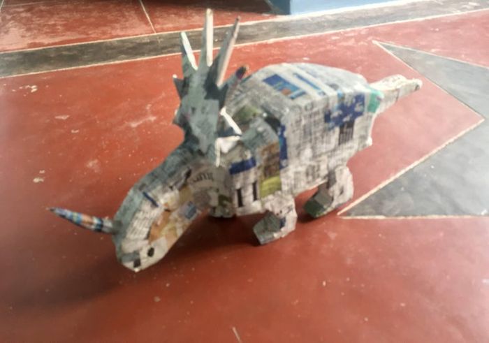 亲子手工DIY：低成本制作三角龙玩具全教程-第48张图片-趣作屋