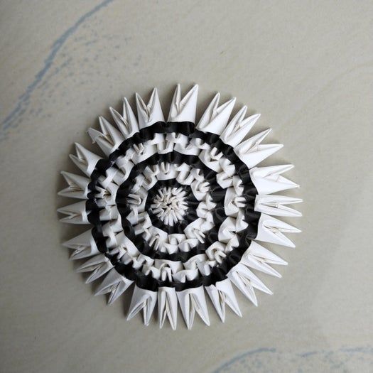 超详细折纸手工教程：零成本制作水果和碗的模块化创意折纸-第11张图片-趣作屋