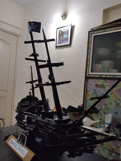 低成本手工制作黑珍珠号模型教程-第15张图片-趣作屋 低成本手工制作黑珍珠号模型教程-第15张图片-趣作屋