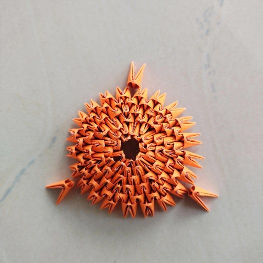 超详细折纸手工教程：零成本制作水果和碗的模块化创意折纸-第16张图片-趣作屋