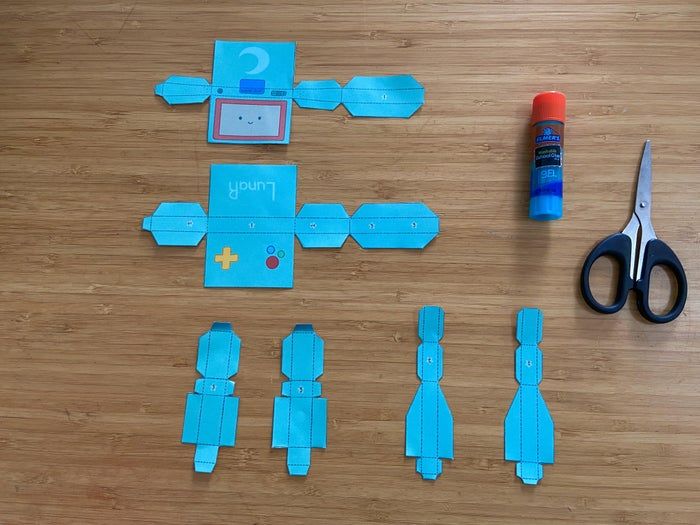 手工制作会动的LunaR游戏机器人教程-第5张图片-趣作屋 手工制作会动的LunaR游戏机器人教程-第5张图片-趣作屋