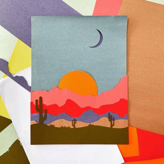 用Cricut Explore Air制作分层风景画的完整教程-第1张图片-趣作屋