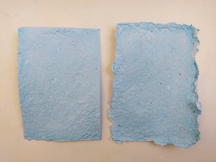 低成本手工制作再生纸教程，轻松DIY环保纸张-第19张图片-趣作屋