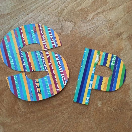 用旧报纸杂志DIY彩色字母手工教程-第20张图片-趣作屋 用旧报纸杂志DIY彩色字母手工教程-第20张图片-趣作屋