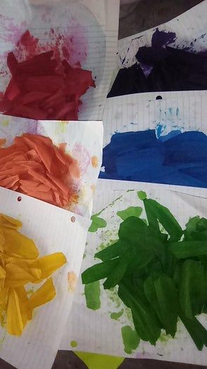 彩虹玫瑰花手工制作教程，用皱纹纸轻松DIY-第6张图片-趣作屋