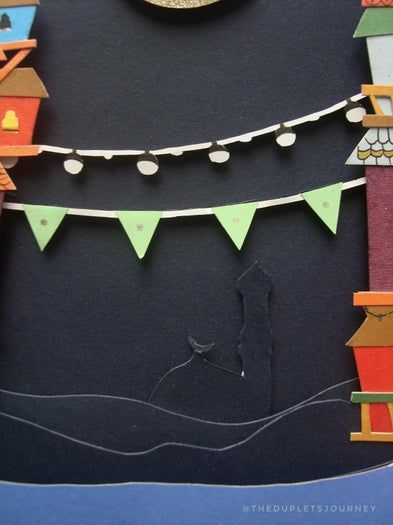 宅家也能庆节日!超有氛围感的纸艺街区DIY教程-第21张图片-趣作屋 宅家也能庆节日!超有氛围感的纸艺街区DIY教程-第21张图片-趣作屋