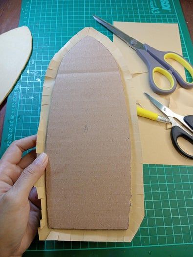 用卷纸管和纸板手工制作《海贼王》千阳号桌面日历收纳盒-第7张图片-趣作屋