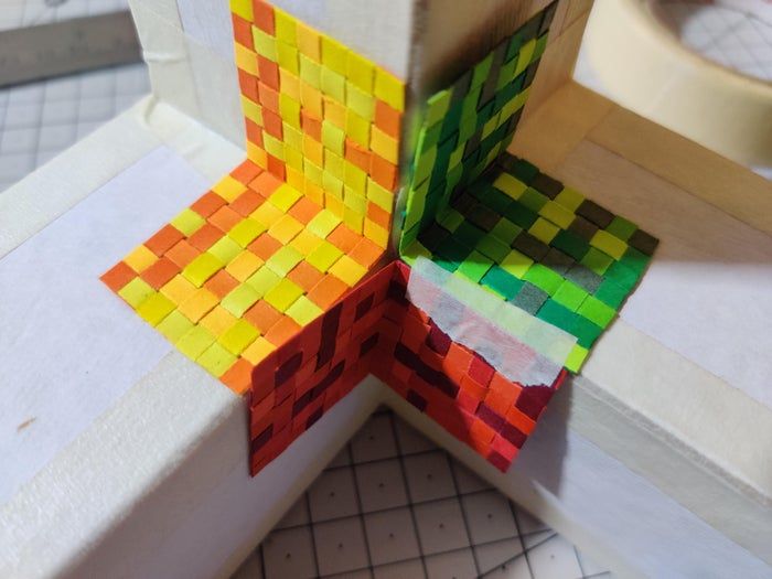 超简单彩色纸转盘手工制作教程-第20张图片-趣作屋