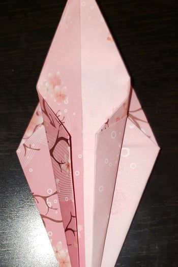 超简单千纸鹤折法教程,一学就会的手工折纸指南-第11张图片-趣作屋