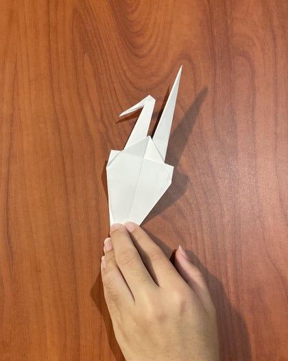 轻松学会两种千纸鹤折法，适合学生手工入门-第36张图片-趣作屋