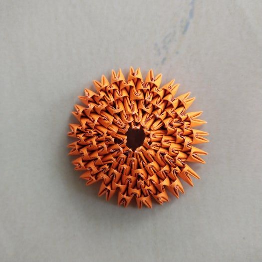 超详细折纸手工教程：零成本制作水果和碗的模块化创意折纸-第10张图片-趣作屋