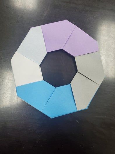 超简单变形手里剑折纸教程，适合全家人一起玩-第18张图片-趣作屋