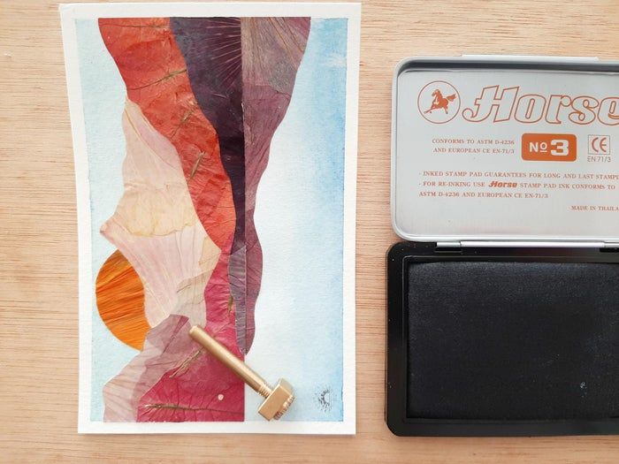 零基础也能做！手工干花明信片DIY教程-第13张图片-趣作屋