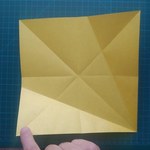 手工折纸教程：用20厘米彩纸折出π符号硬币折纸-第12张图片-趣作屋