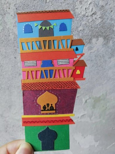 宅家也能庆节日!超有氛围感的纸艺街区DIY教程-第13张图片-趣作屋 宅家也能庆节日!超有氛围感的纸艺街区DIY教程-第13张图片-趣作屋