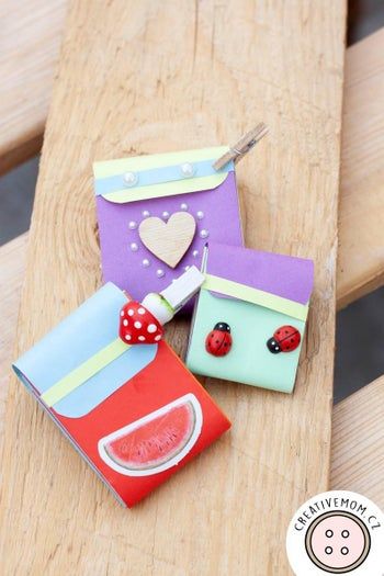 超简单手工DIY彩虹迷你纸钱包教程-第2张图片-趣作屋