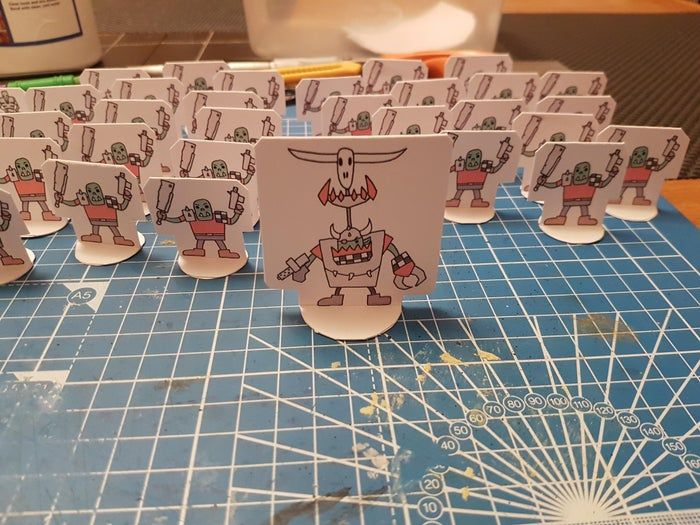 低成本手工制作战锤40K纸模型教程-第10张图片-趣作屋