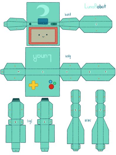 手工制作会动的LunaR游戏机器人教程-第2张图片-趣作屋 手工制作会动的LunaR游戏机器人教程-第2张图片-趣作屋