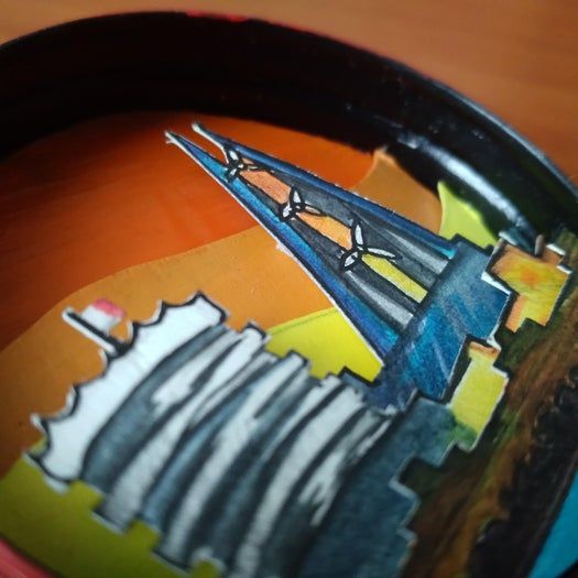 手工制作迷你场景铁盒教程:用3D纸层叠打造属于你的小世界-第25张图片-趣作屋 手工制作迷你场景铁盒教程:用3D纸层叠打造属于你的小世界-第25张图片-趣作屋