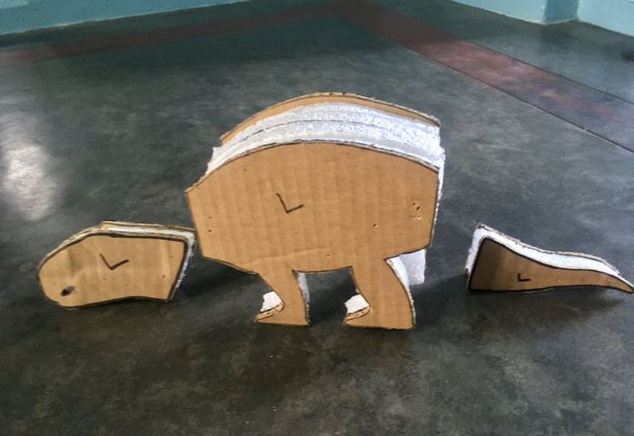 亲子手工DIY：低成本制作三角龙玩具全教程-第21张图片-趣作屋