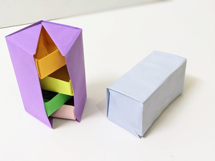超简单手工折纸神秘盒子柜制作教程-第2张图片-趣作屋