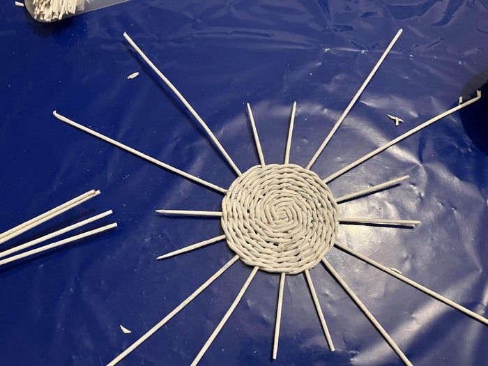 用旧报纸做手工编织篮子教程，简单易学环保又实用-第30张图片-趣作屋