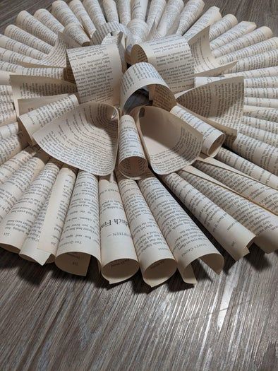 旧书DIY复古风装饰花环教程-第11张图片-趣作屋 旧书DIY复古风装饰花环教程-第11张图片-趣作屋