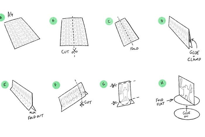 低成本手工制作战锤40K纸模型教程-第6张图片-趣作屋
