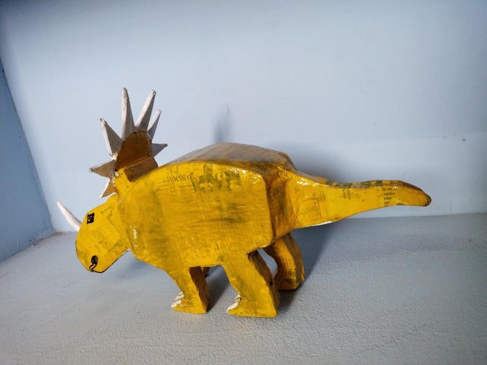 亲子手工DIY：低成本制作三角龙玩具全教程-第68张图片-趣作屋