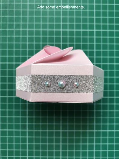 超简单六边形手工礼盒制作教程，附模板和详细步骤-第16张图片-趣作屋