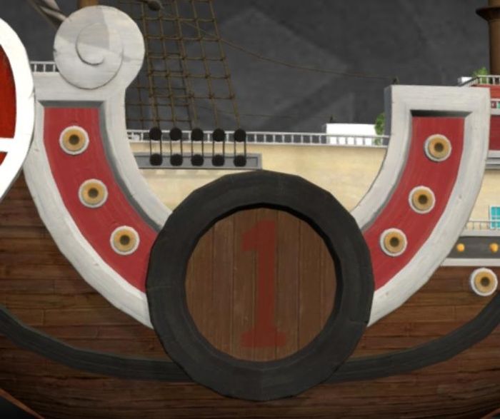 用卷纸管和纸板手工制作《海贼王》千阳号桌面日历收纳盒-第16张图片-趣作屋