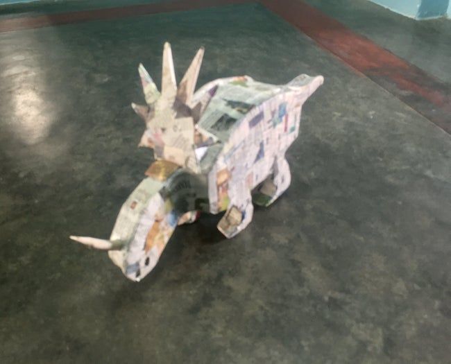 亲子手工DIY：低成本制作三角龙玩具全教程-第46张图片-趣作屋