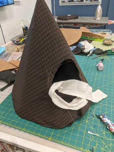 手工制作宠物帐篷窝教程，简单易学的DIY方法-第15张图片-趣作屋