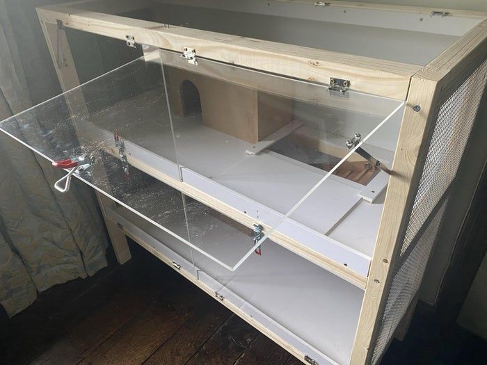 采光好又易打扫的室内兔窝设计与搭建教程-第10张图片-趣作屋