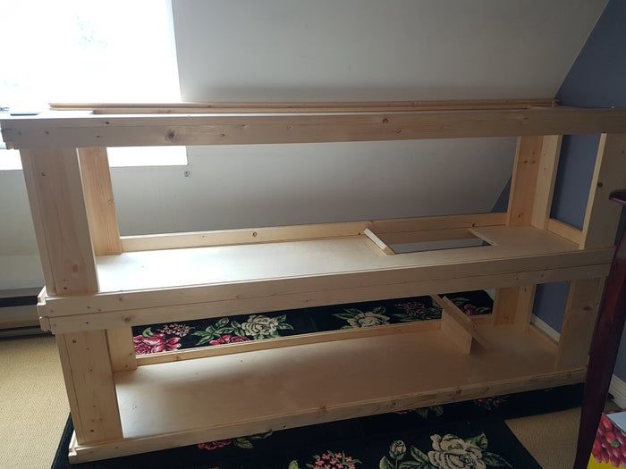 低成本双层兔窝DIY教程，带坡道和可拆卸栅格-第20张图片-趣作屋