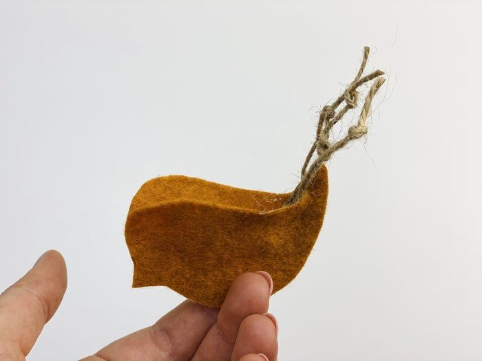 手工制作猫咪钓鱼竿玩具教程-第6张图片-趣作屋