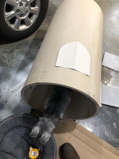 用废纸筒给猫咪搭建迷你城堡，低成本又暖心的宠物屋DIY-第7张图片-趣作屋