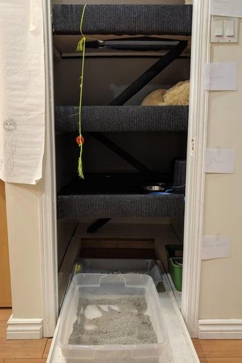 低成本DIY嵌入式猫爬架教程，省钱又实用的猫咪玩耍空间-第1张图片-趣作屋