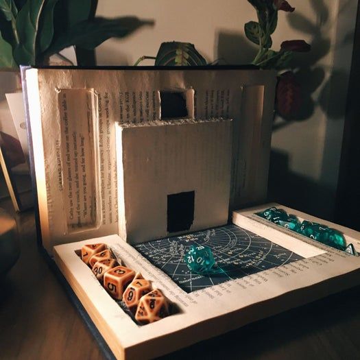 如何制作可折叠骰子塔书-第1张图片-趣作屋