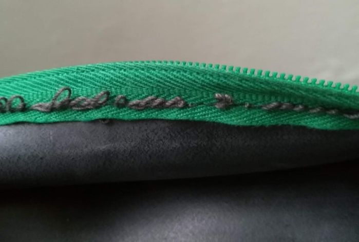 废旧自行车内胎制作拉链包教程-第15张图片-趣作屋 废旧自行车内胎制作拉链包教程-第15张图片-趣作屋