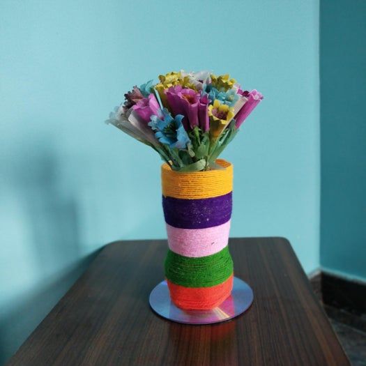 用塑料袋DIY家居装饰花束教程-第46张图片-趣作屋 用塑料袋DIY家居装饰花束教程-第46张图片-趣作屋