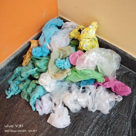 用塑料袋DIY家居装饰花束教程-第5张图片-趣作屋 用塑料袋DIY家居装饰花束教程-第5张图片-趣作屋