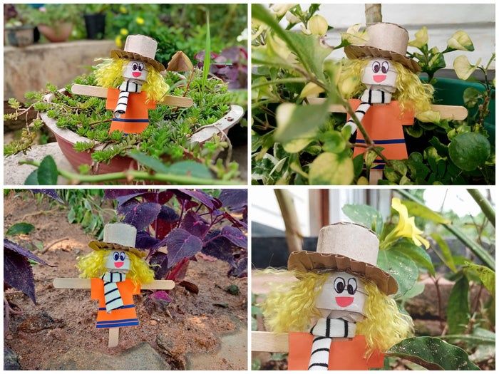 可爱冰棒稻草人DIY教程-第12张图片-趣作屋